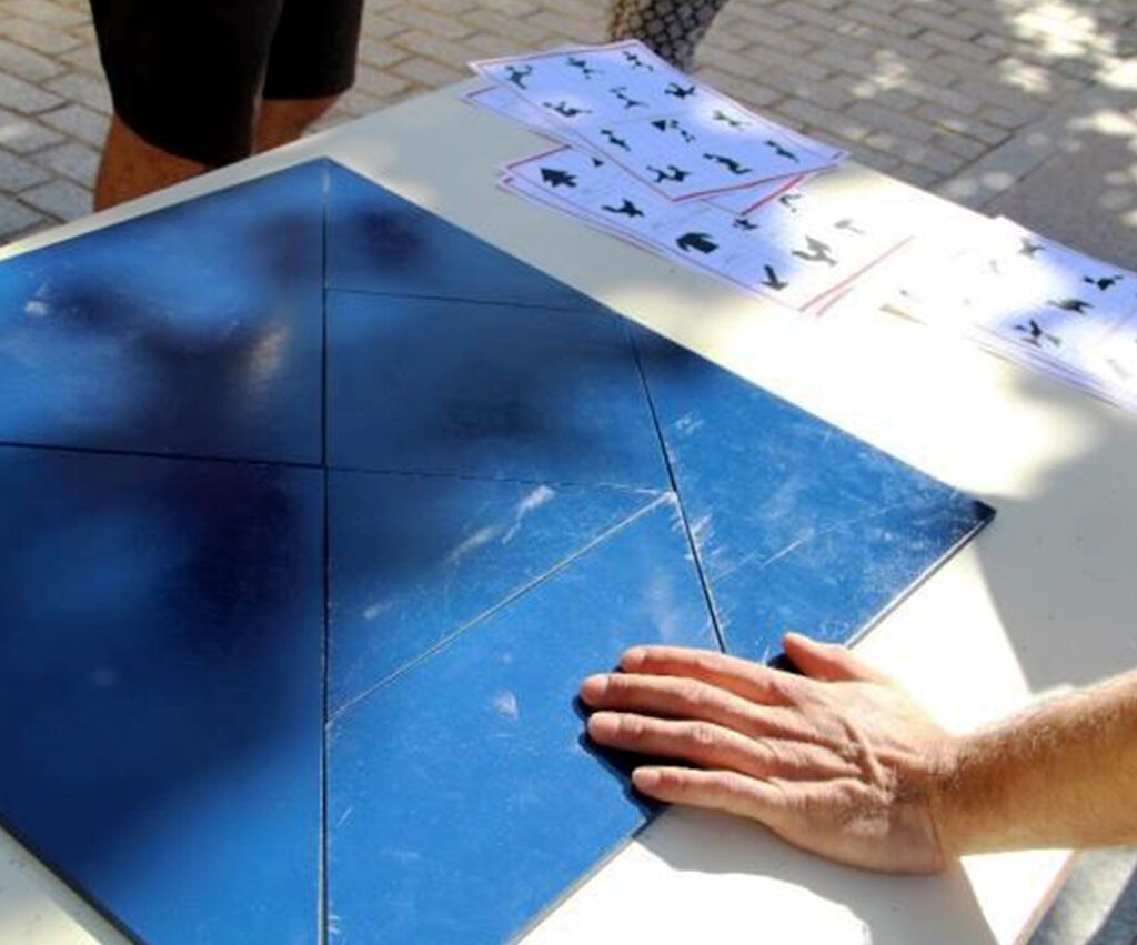 TAMGRAM DE GRANDES DIMENSIONES
